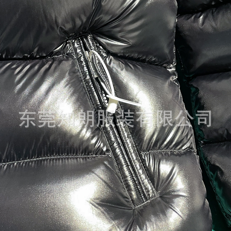 m Mengjia ダウンジャケットメンズ 2025 新しいショートスタイルマヤクラシックマヤハイバージョンフード付き光沢のある必須の口|undefined