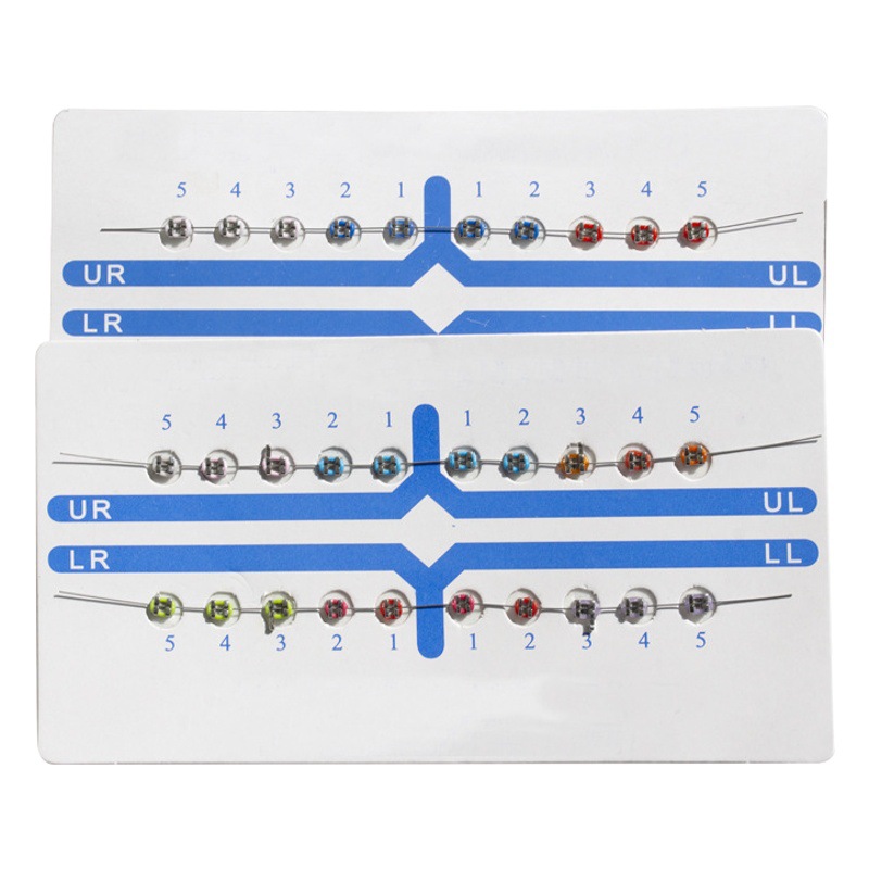 Brackets dentales de moda transfronterizos, coloridos, decorativos, con ganchos, sin ganchos, gama completa de colores