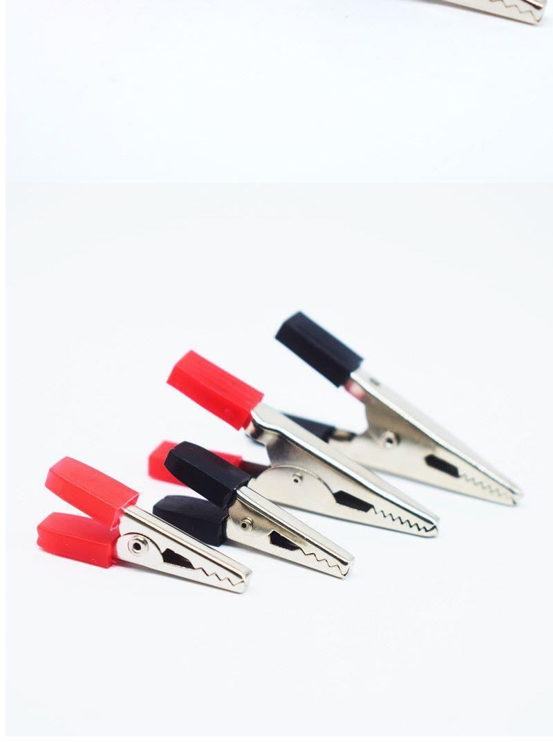 Alligator clip test clamp, large and small electrician clamps, multimeter power clamp, wire connection iron clamp, battery conductive clamp, free shipping