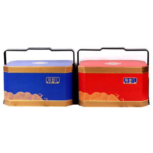 Ready-to-eat sea cucumber packaging box 4kg 6kg refrigerated insulated box ready-to-eat seafood gift box sea cucumber gift box