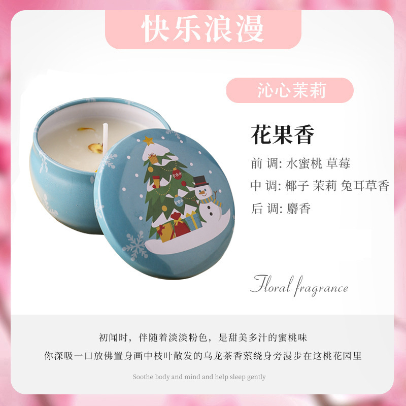 铁罐蜡烛大豆蜡香氛干花熏香蜡烛跨境手工香薰蜡烛杯批发|undefined