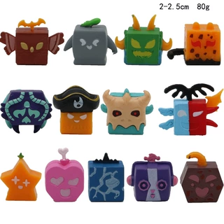 跨境Q版恶魔果实13款手办公仔模型水果盒子游戏周边 蛋糕摆件玩具