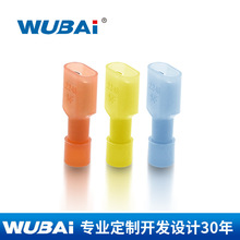 厂家供应FDFN母全预绝缘接头 插簧插片对接端子 快速接线端子接头