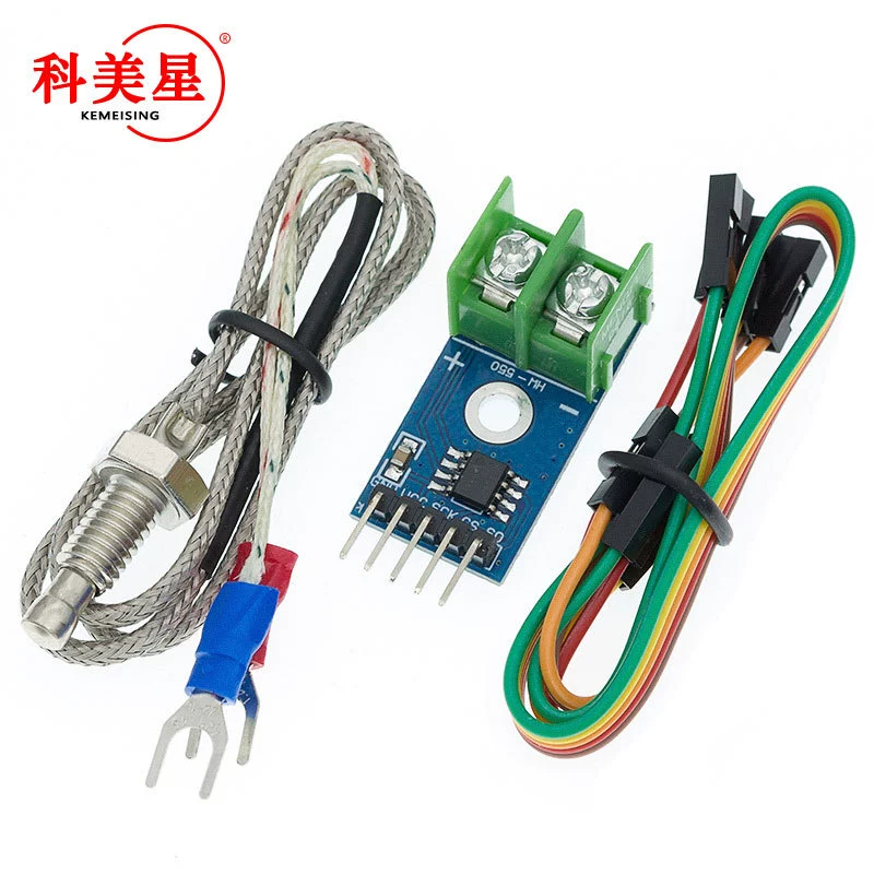 Программа кода датчика температуры модуля термопары типа MAX6675 K может измерять высокую температуру