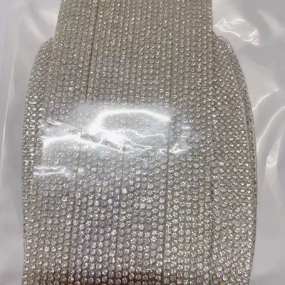 Car door wrist crystal diamond sticker car handle drill sticker handlebar rhinestone sticker car exterior protection modified sticker (Other Automotive Interior Supplies) - classic-style-white-8-piece-set