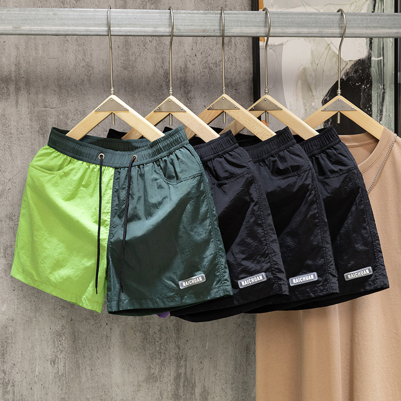Summer Men's Quick Drying Breathable Sporty Casual Loose Fit Beach Shorts Trendy Couple's Versatile Shorts_viptrois.com