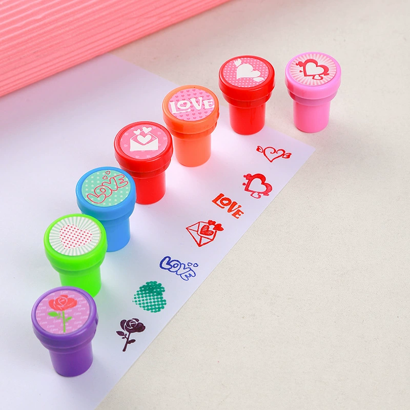 День Святого Валентина мини-печать Детская маленькая печать Учащиеся начальной школы мультфильм мини мультфильм печать комментарий печать