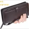Long zipper buckle brown