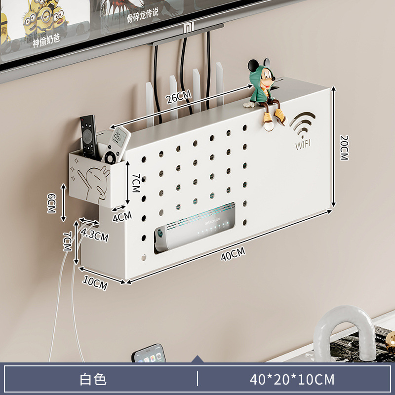 Caja de decodificador, estante de almacenamiento en la pared, caja de almacenamiento en la pared, TV inalámbrica wifi, estante de colocación de gatos