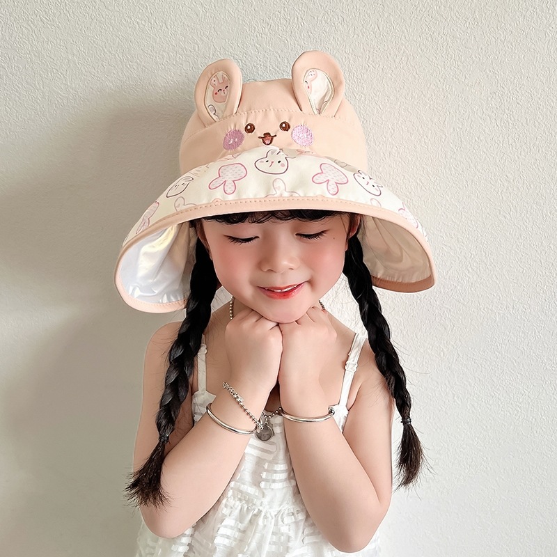 Children's summer thin sun hat for men and women solar-powered