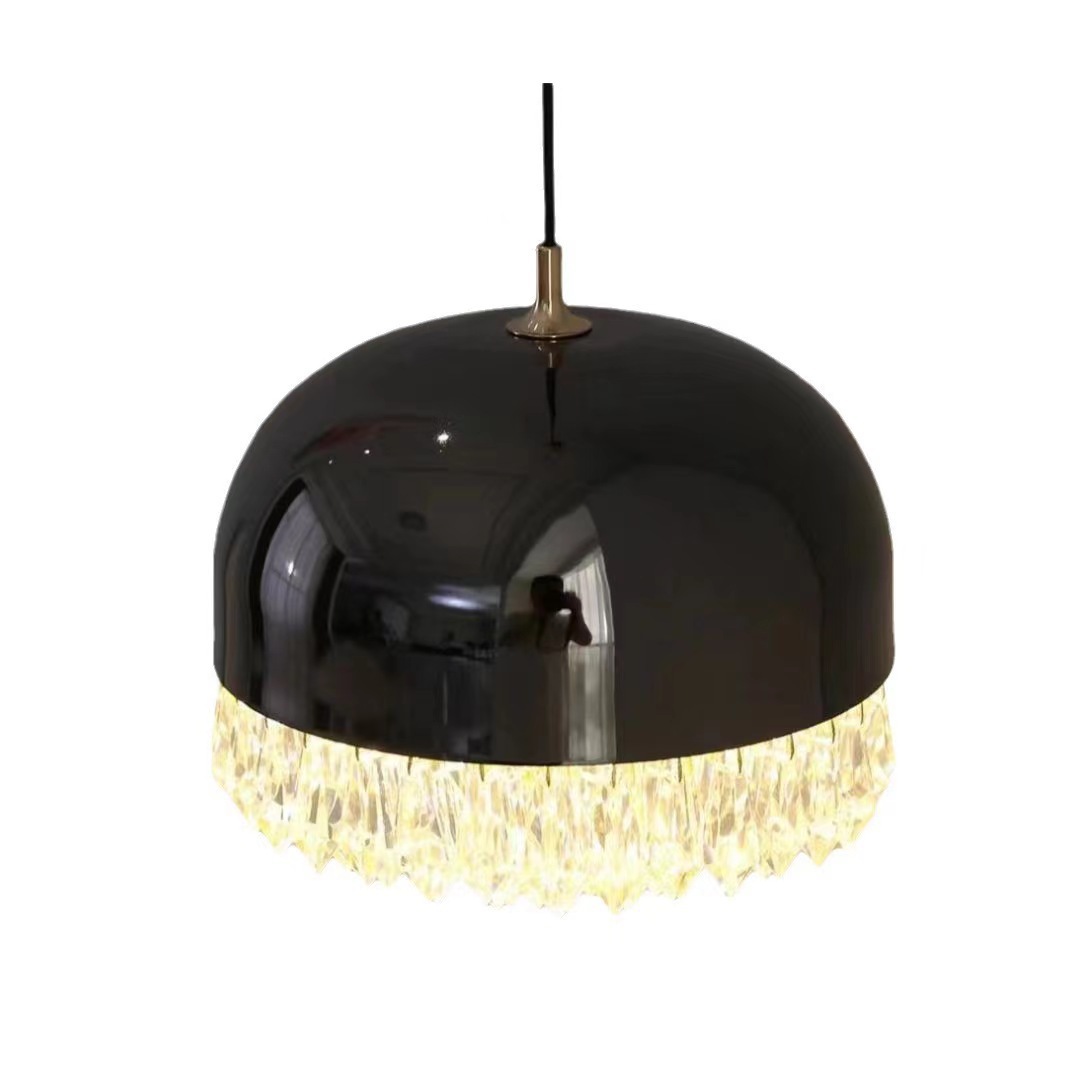 Dormitorio lámpara de cristal de diamante lámpara de cabecera dúplex diseñador de lujo villa de diseño sala de estar dúplex escalera