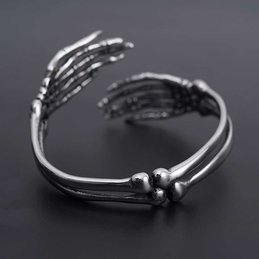 Explosive titanium steel men's niche design bracelets, creative bracelets_voghion.com