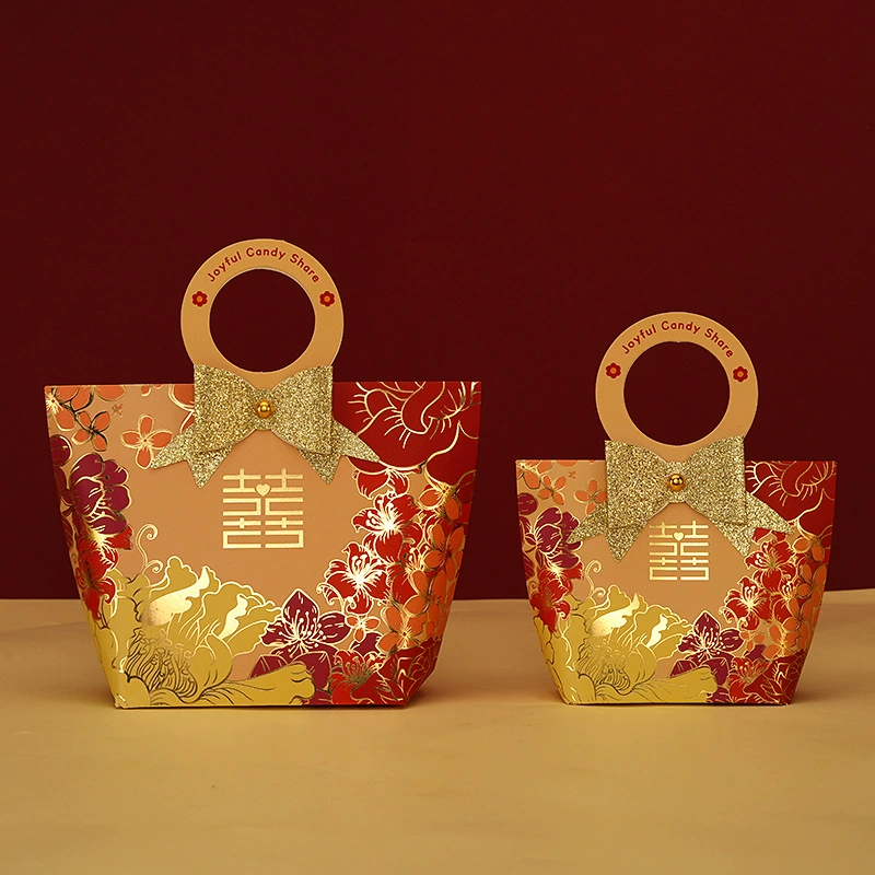 Интернет-знаменитости Новая Свадебная портативная коробка для конфет Коробка для упаковки конфет Свадебный сопровождающий подарок Сумка для конфет в европейском стиле в стиле Мори