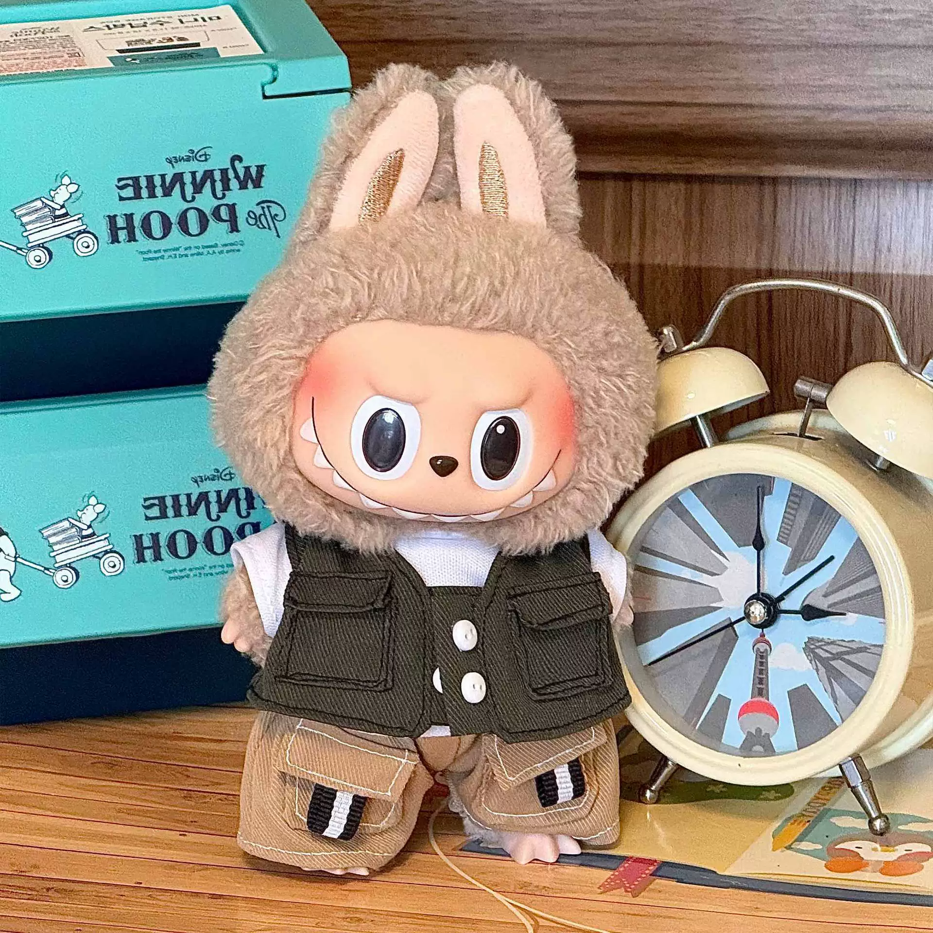 Подходящие дляLabubu вечерних нарядов, коробка-сюрприз поколения 1 и 2 для одежды Labubu, одежда Labubu, плюш