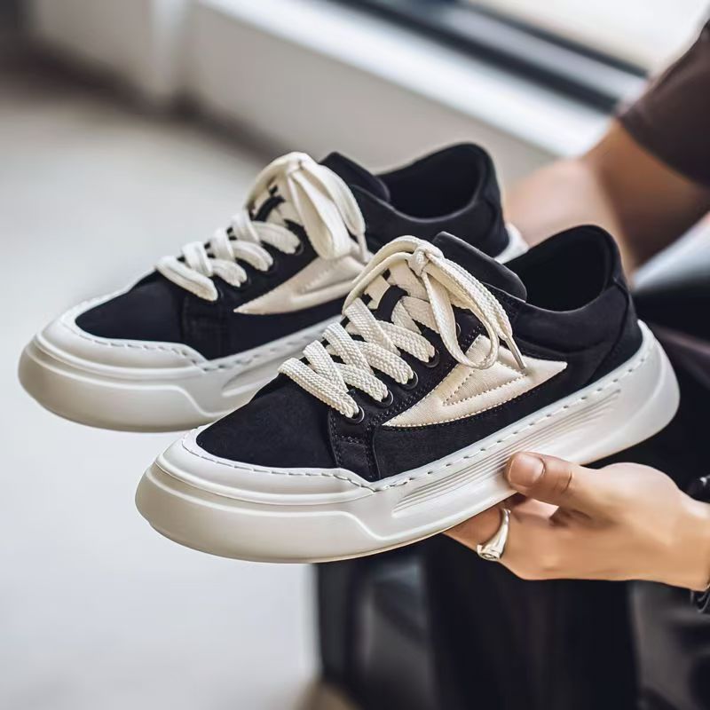 Zapatos de hombre zapatos de lona transpirables de invierno 2026 nuevos zapatos deportivos casuales de altura baja para hombres zapatos de suela suave versátiles