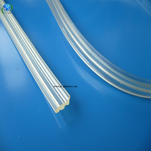 Normally Ripe Transparent PVC Plastic Profile Special-shaped Material Processing and Production Transparent PVC Extrusion Profile Pieces Transparent PVC