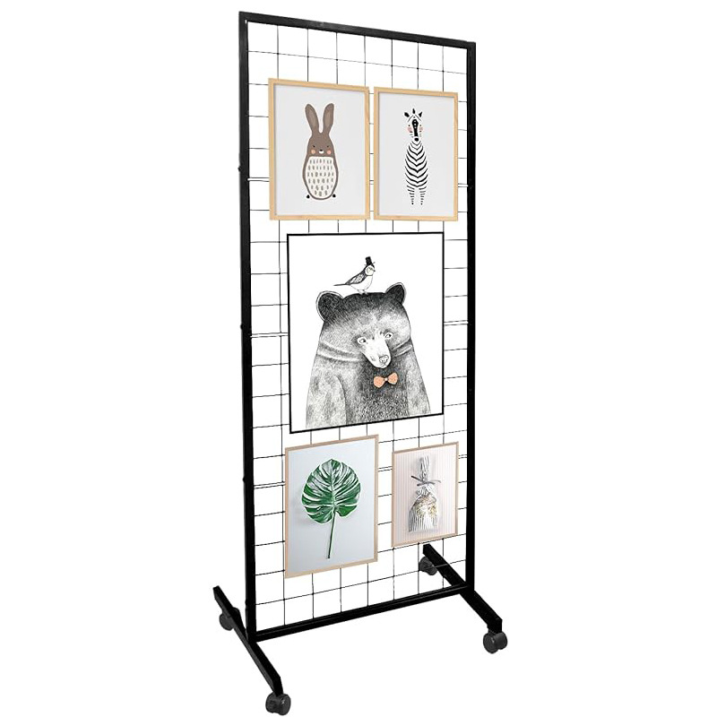 网格墙面板展示架网格墙板可拆卸立式网格塔工艺展览展示架