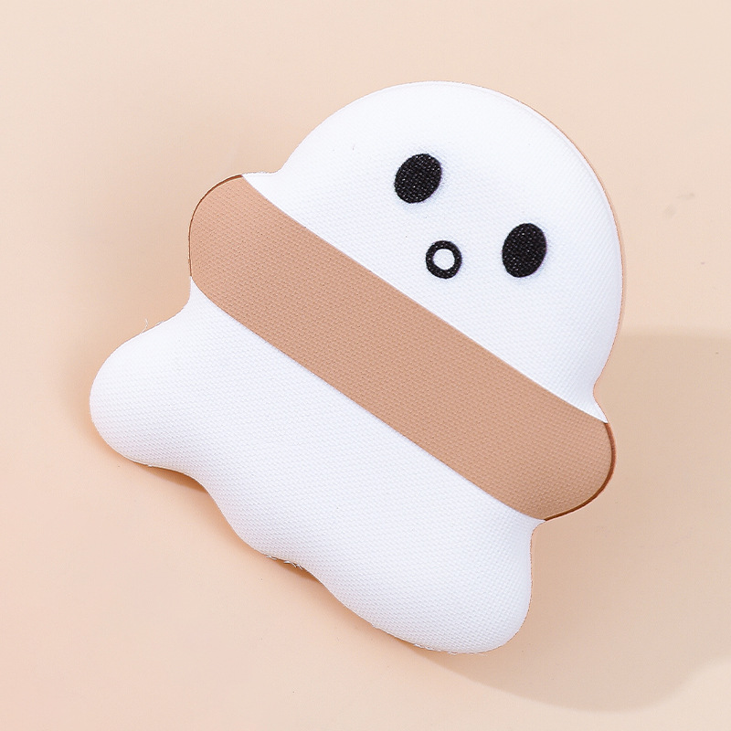 Buen cachorro, muñeco de nieve, algodón de azúcar, soplo de polvo, cojín de aire suave, soplo de maquillaje, seco y húmedo, doble uso, no comer polvo, maquillaje de belleza, esponja de huevo