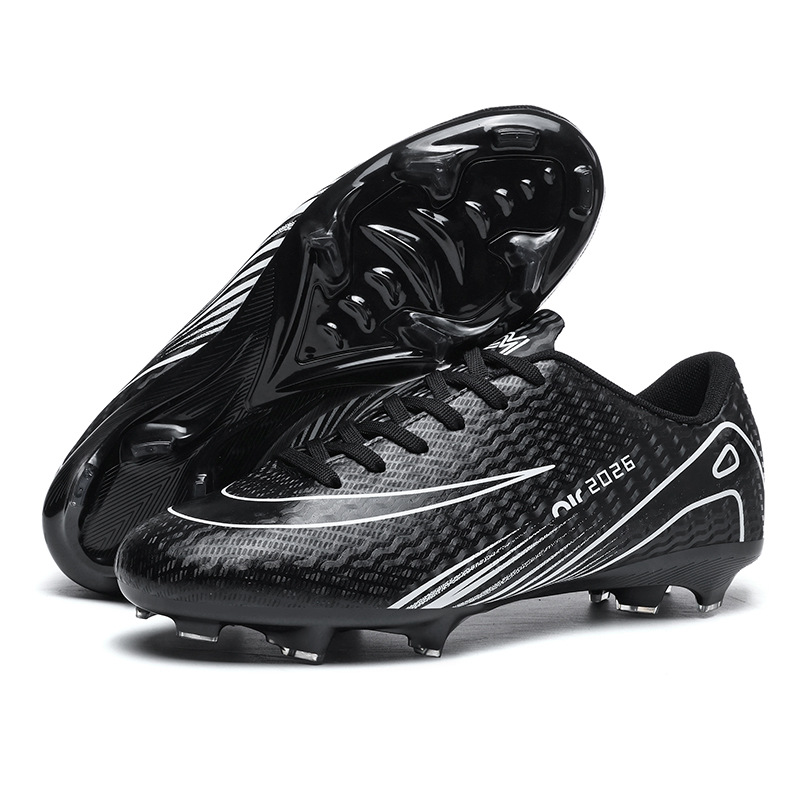 2025 nuevo transfronterizo para estudiantes de moda infantil zapatos de clavos largos zapatos de fútbol juvenil fábrica de zapatos de fútbol