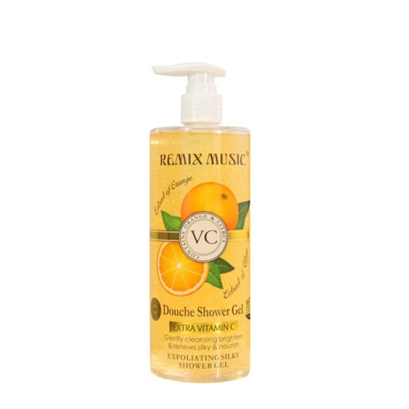 Cross-border sanding particles rose/lemon/orange shower cream plant-derived exfoliating moisturizing silky shiny long-lasting fragrance