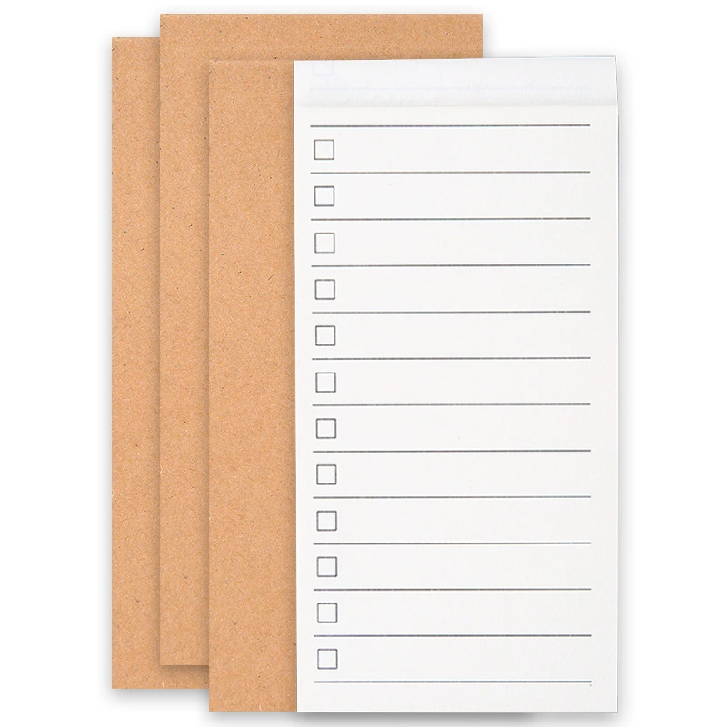 Handheld Notebook Japanese leather scheduler for elementary students — compact, lined/grid/blank