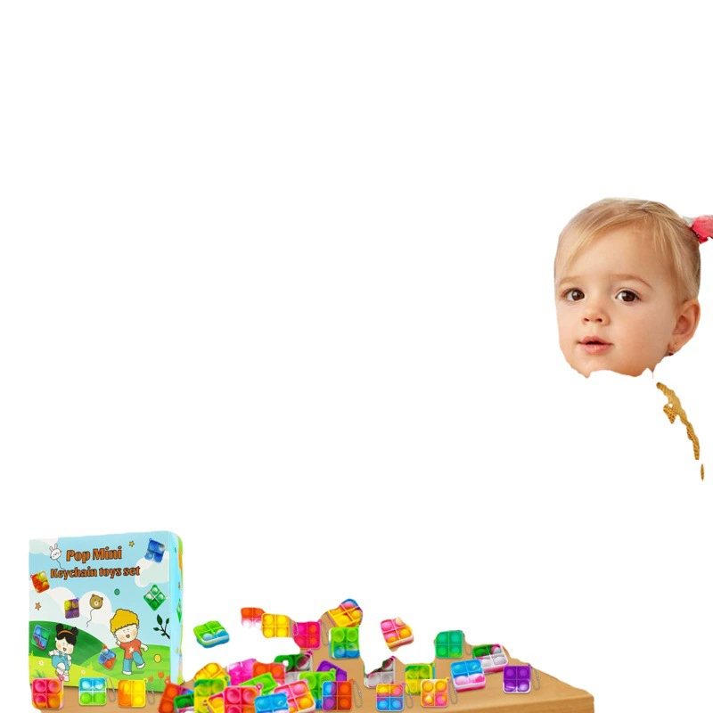 Игрушка-антистресс в виде крысы, миниатюрный брелок-подвеска для снятия стресса, забавная игрушка для пальцев