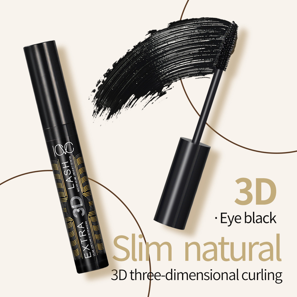 3D Wimpernvolumiséierend Mascara Mascara ass laang a fest a verschmiert net_voghion.com