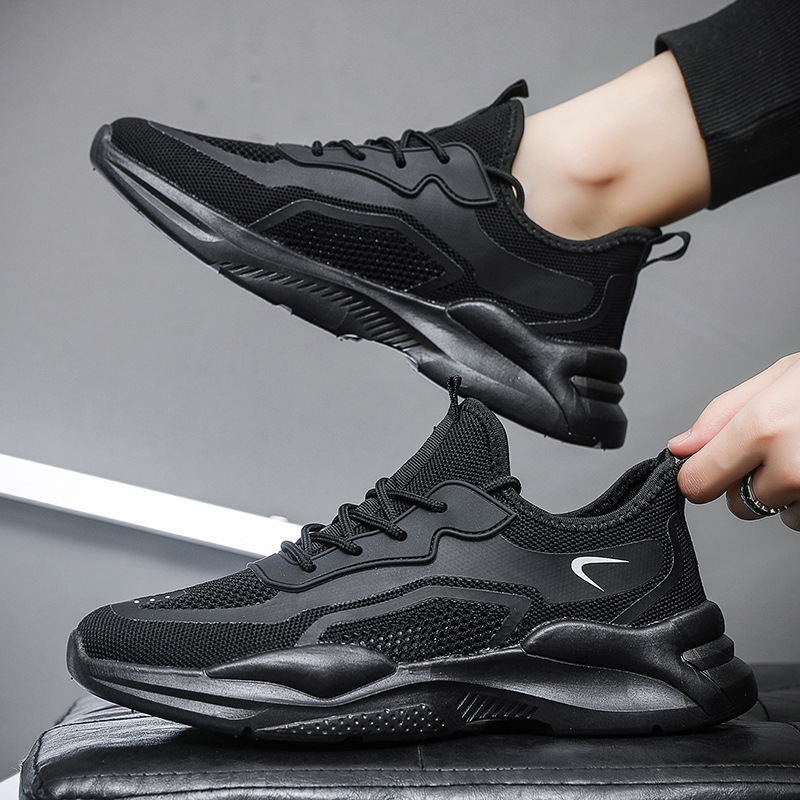 Men Road Running Walking Athletic Sneakers Breathable Gym Shoes for Fitness Jogging_voghion.com