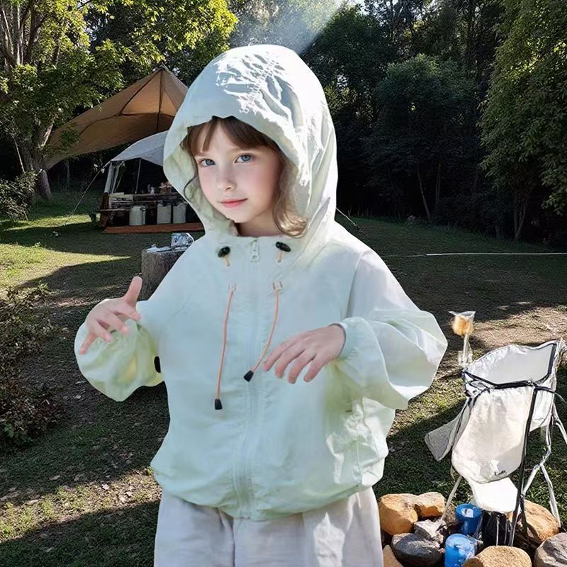 Ropa de protección solar para niños upf50 + ropa de protección solar ligera y transpirable contra rayos ultravioleta en verano de 2026 abrigo al aire libre para niños y niñas image 3