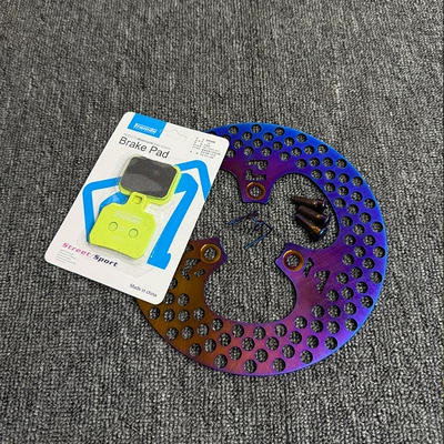 Genuine Flandor Green Water Ghost Tormoz supportları - green-water-ghost-burnt-titanium-plate-screws-spring
