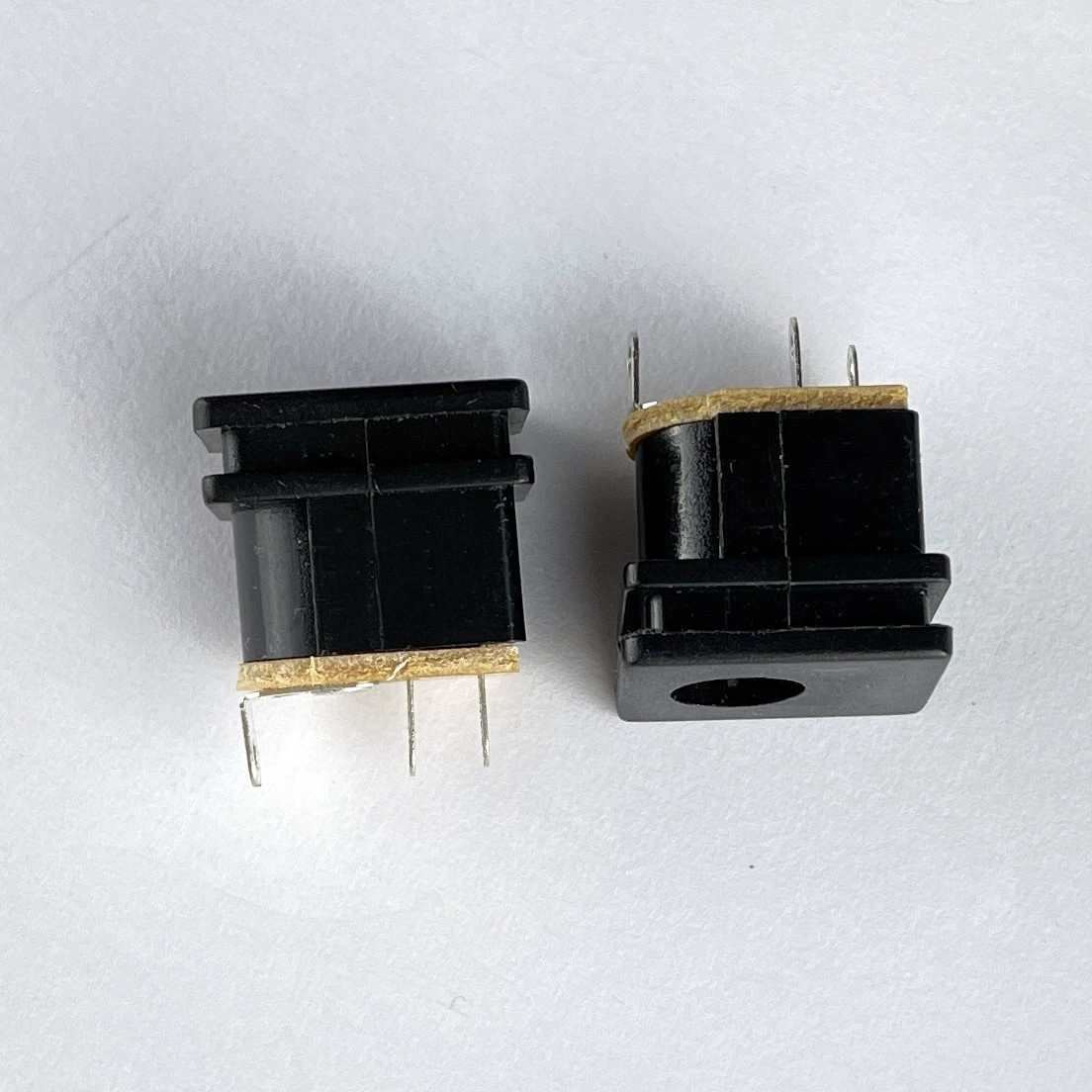 DC015 силовой разъём, гнездо DC-052, материнская часть 5.5×2.1 / 2.5 мм круглый штырь, квадратная панельная установка, DC гнездо