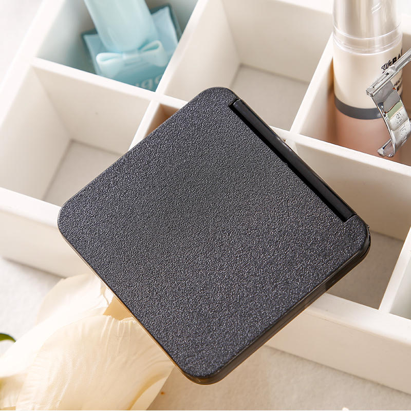 Espejo pequeño para llevar, mini espejo de maquillaje, dormitorio de estudiantes portátil de doble cara, espejo plegable de mano, mujer doméstica