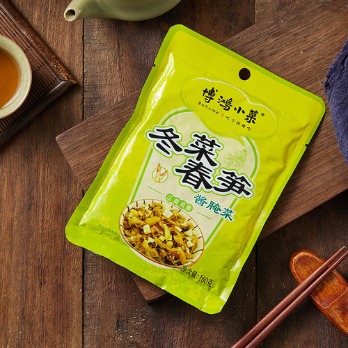 Bohong Pickled Vegetables 160g Large Pack Kitchen Household Delicious Side Dish Accompaniment Pickled Vegetables