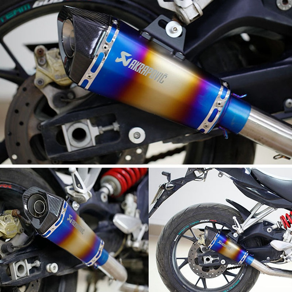 Suitable for Honda Little Monkey Stainless Steel Exhaust Pipe Modification, Front Section Scorpion Silencer, Small Inclined Exhaust Pipe, Stainless Steel