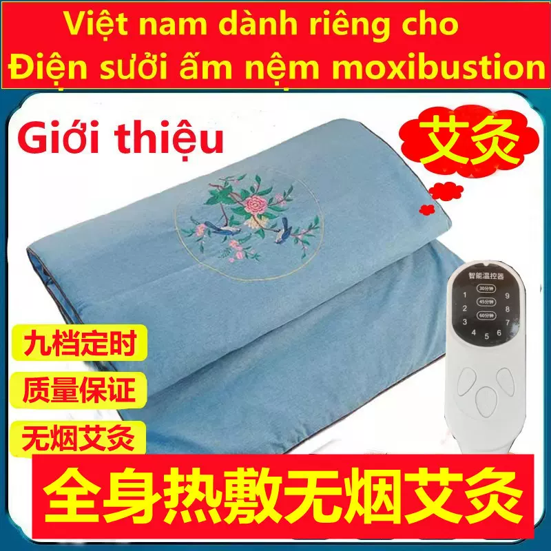 电加热艾绒坐垫艾灸垫家用控温定时热敷养生全身理疗无烟灸电热毯