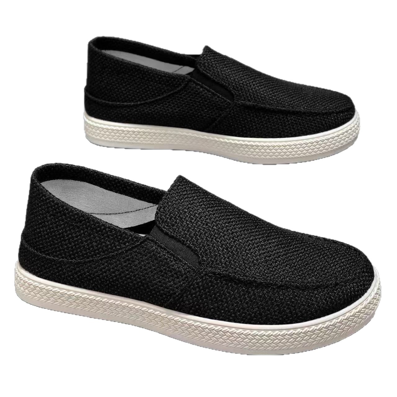 2026 verano nuevos zapatos de hombre zapatos de tela transpirables zapatos casuales zapatos de lino zapatos de hombre zapatos de trabajo planos image 5