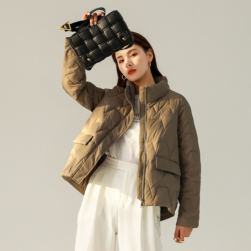 Chaqueta acolchada ligera para mujer, estilo casual
