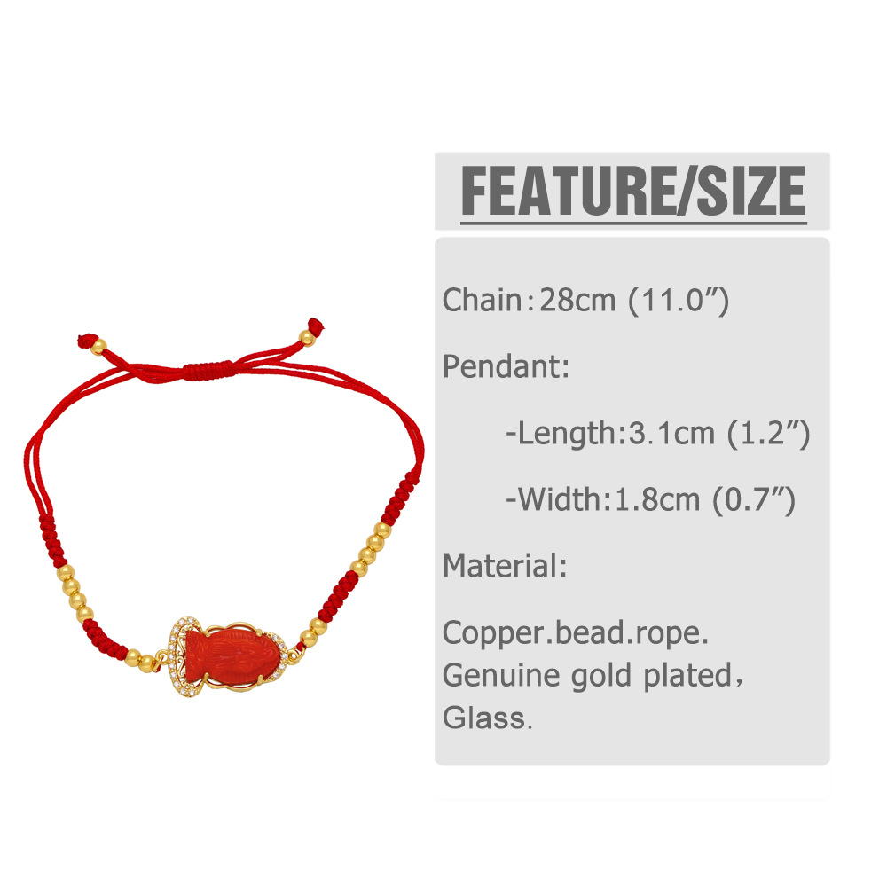 Fashion Portrait Copper Bracelets Inlay Zircon Copper Bracelets