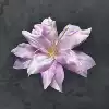 Silk 13CM lily flower head-new purple