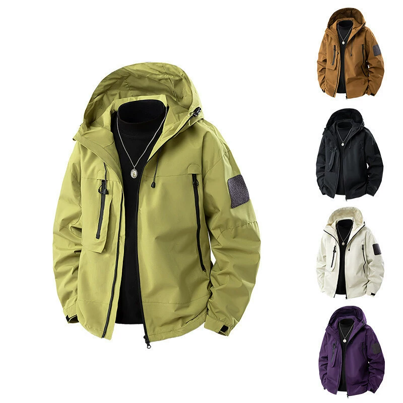 Внешняя торговля 2025 новая спортивная куртка с капюшоном на открытом воздухе
