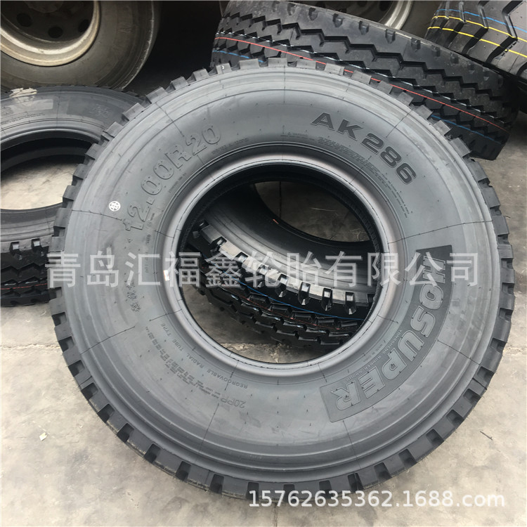 12.00R20 1200R20 全钢丝大车轮胎载重轮胎前四后八轮轮胎