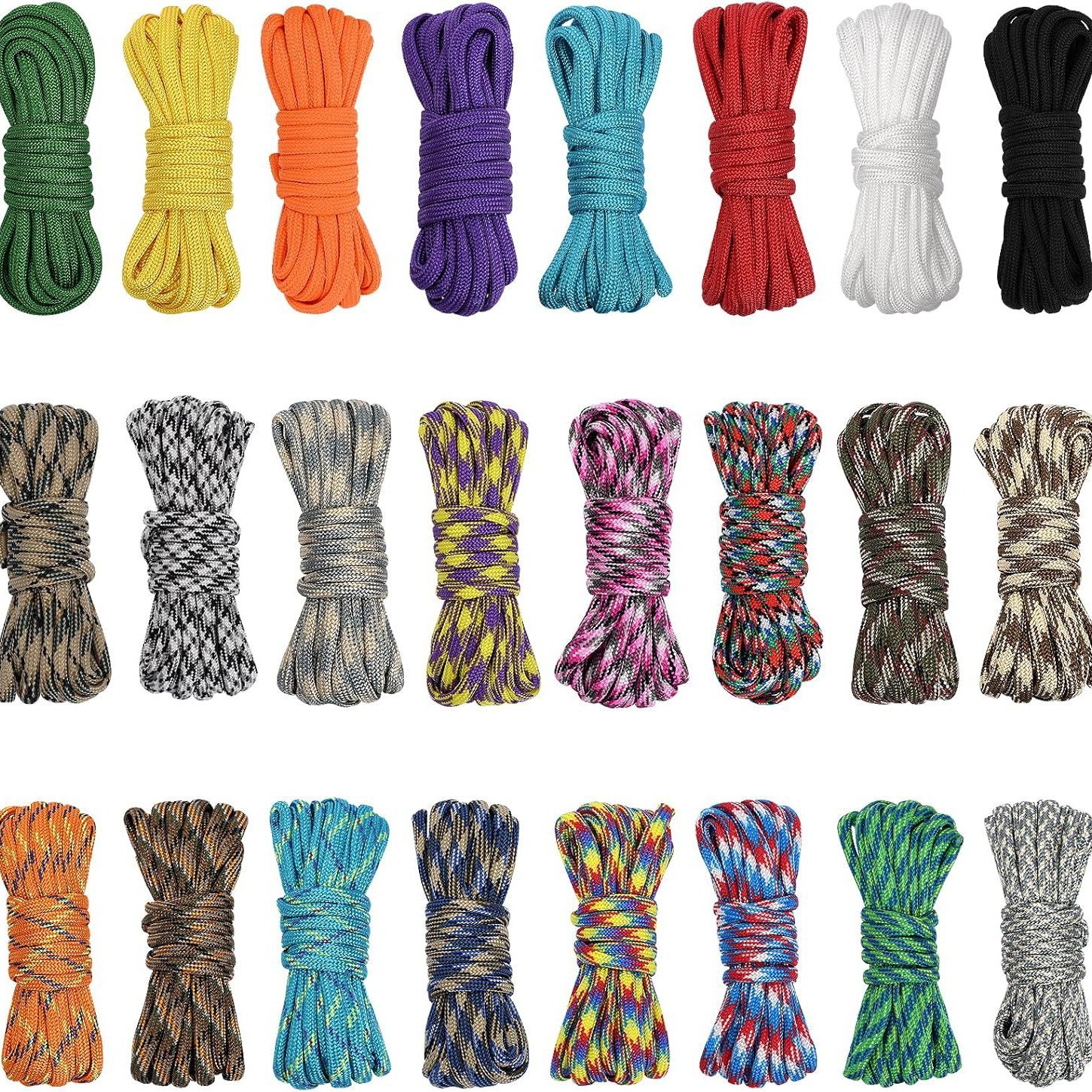 7芯伞绳户外多用途应急救生绳伞兵牵引绳手链编织多功能七芯伞绳