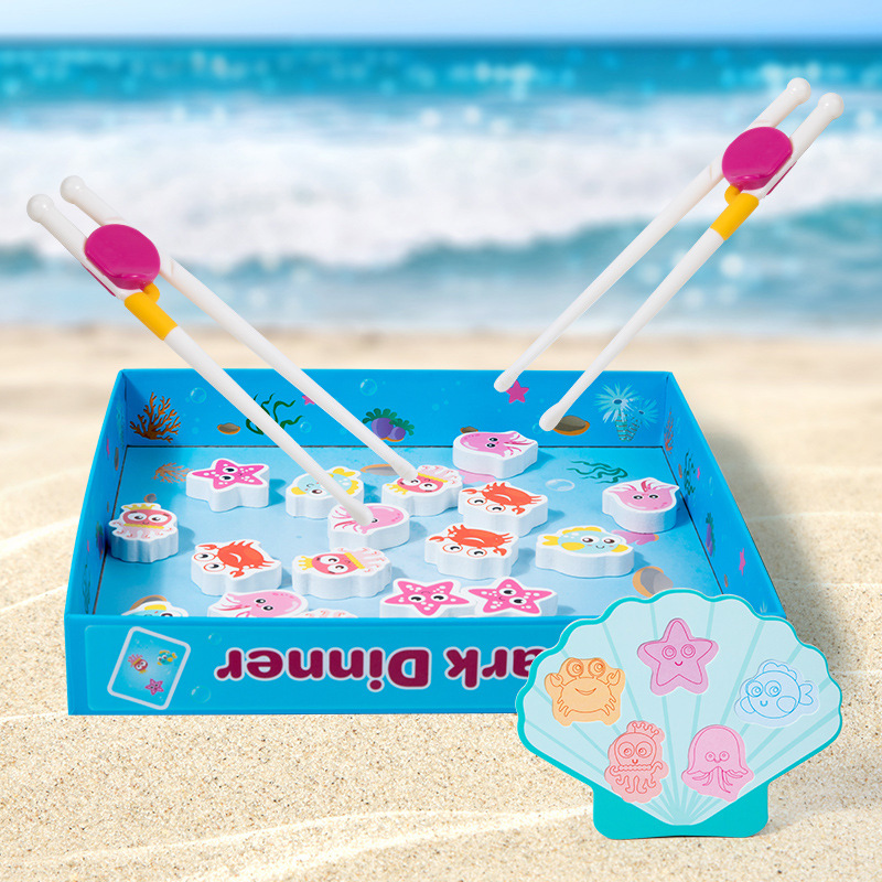 Cena de tiburón educación temprana desarrollo de inteligencia juego de mesa para niños Montessori padre-hijo interactivo educativo práctico juguete del cerebro
