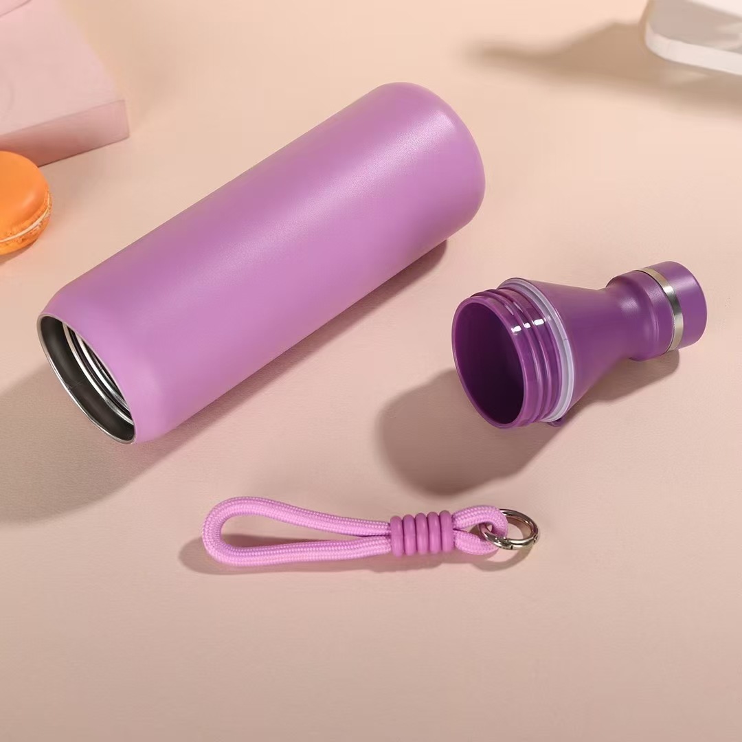 New Model 304 Stainless Steel Water Cup, High Aesthetic Value, Large Capacity, Small High-quality Mouth, With Carrying Strap_voghion.com