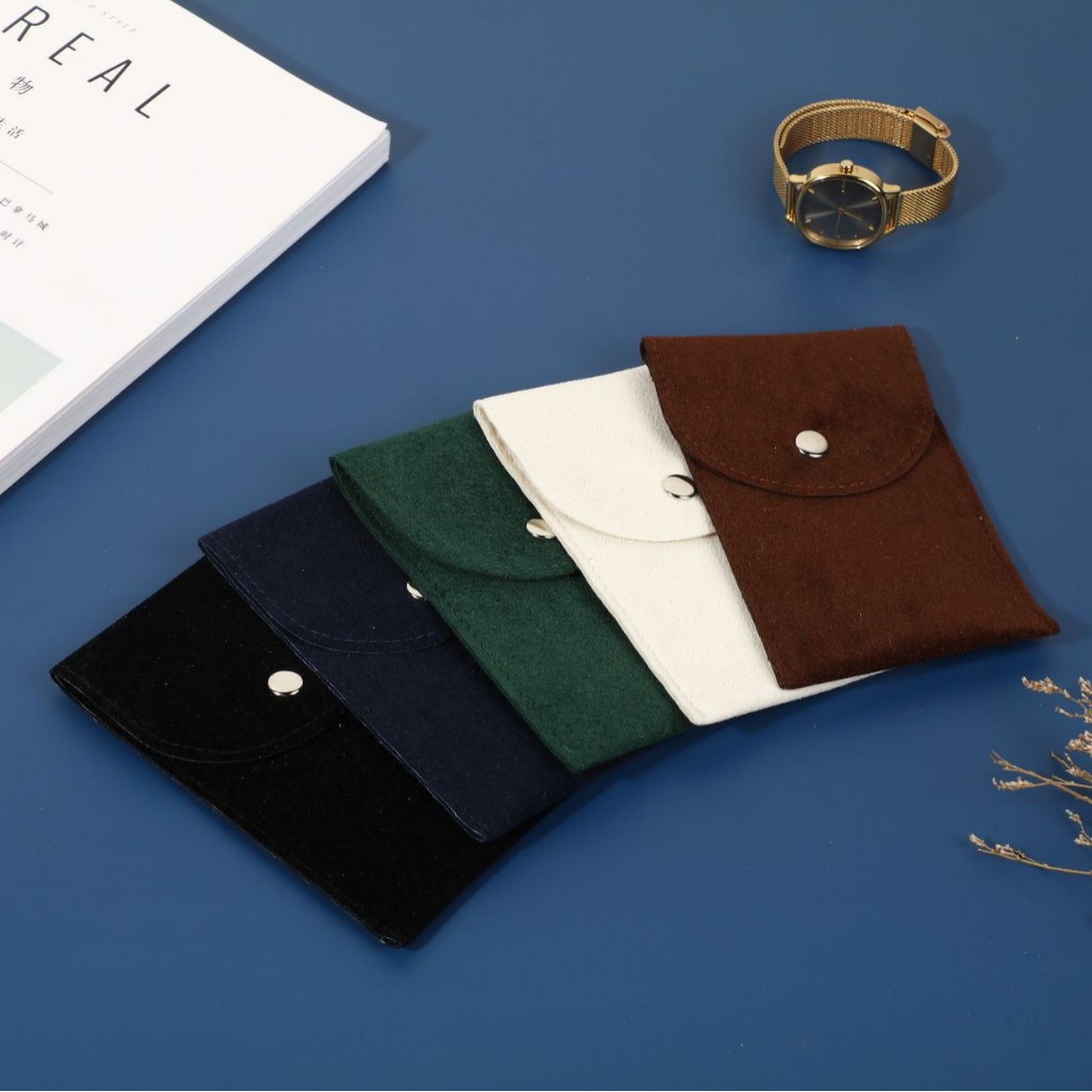 Watch Storage Bag, Bead Velvet Morandi, Portable Watch Box, Protective Velvet Jewelry Manufacturer