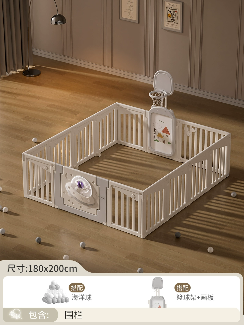 Children's fence for crawling, game mat
