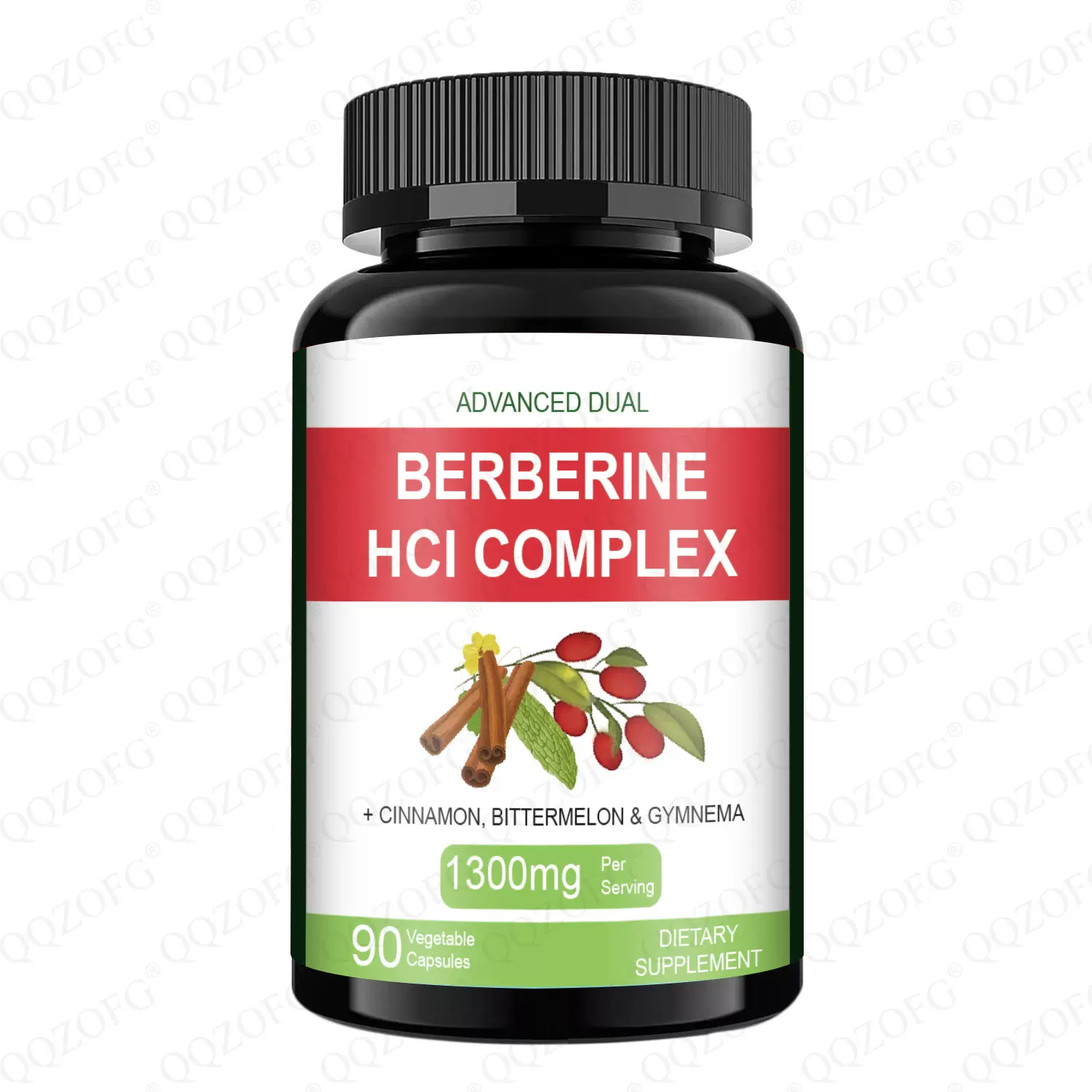 跨境外贸亚马逊热销小壁碱胶囊BERBERINE HCI COMPLEX 工厂直销