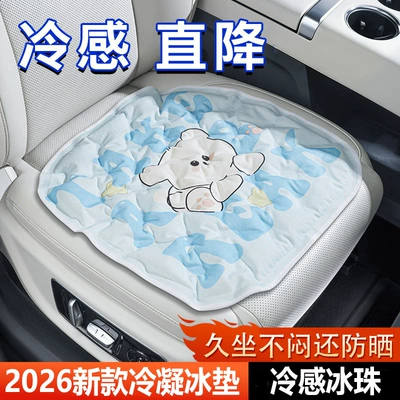 wholesale from the manufacturer, Cool pad - sky-blue-puppycondensation-ice-beads-doesnt-get-hot-even-after-long-sittingsuitable-for-carhomeoffice-use
