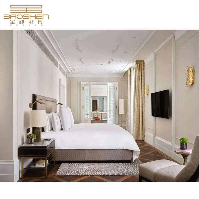 Modern Minimalist Hotel Apartment Room Furniture Complete Set of House B&b Model Room Hotel Furniture One-stop Engineering
