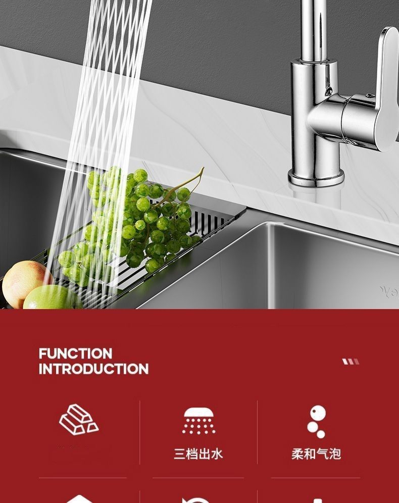 Kitchen faucet extender, anti-splash water wonder, universal universal sink, universal joint, faucet, pressurized shower head details Picture